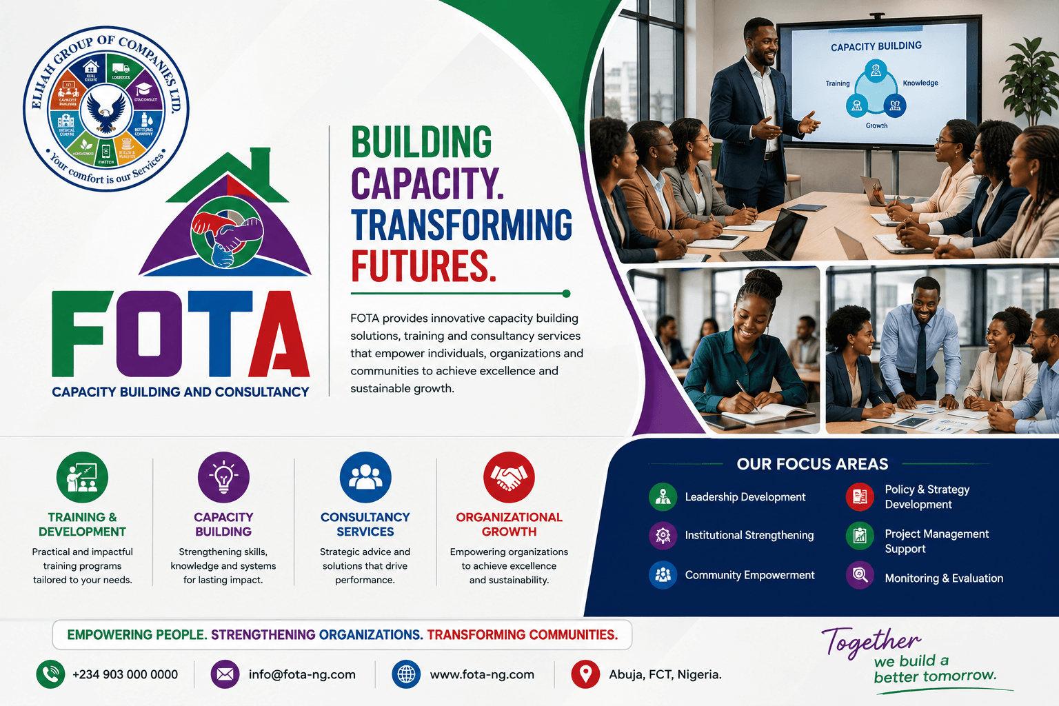 FOTA Capacity Building & Consultancy Ltd - Elijah Group of Companies
